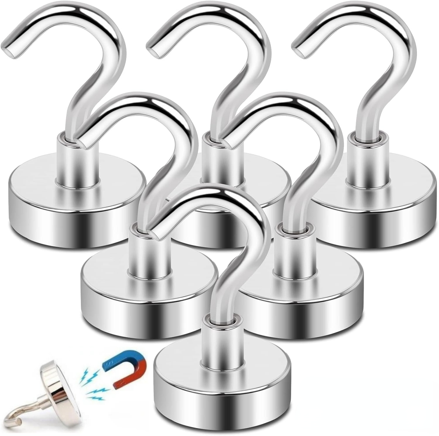 Home Cooking Delivery - Ganchos magnéticos fuertes de 1 a