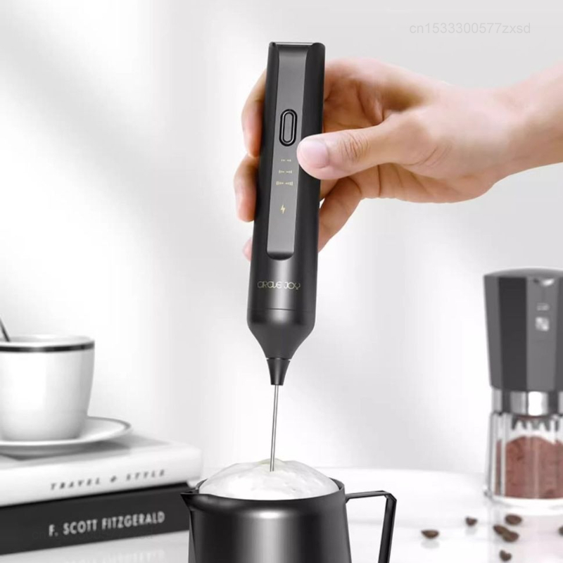 Home Cooking Electric - Espumador de Leche Eléctrico Circle Joy,