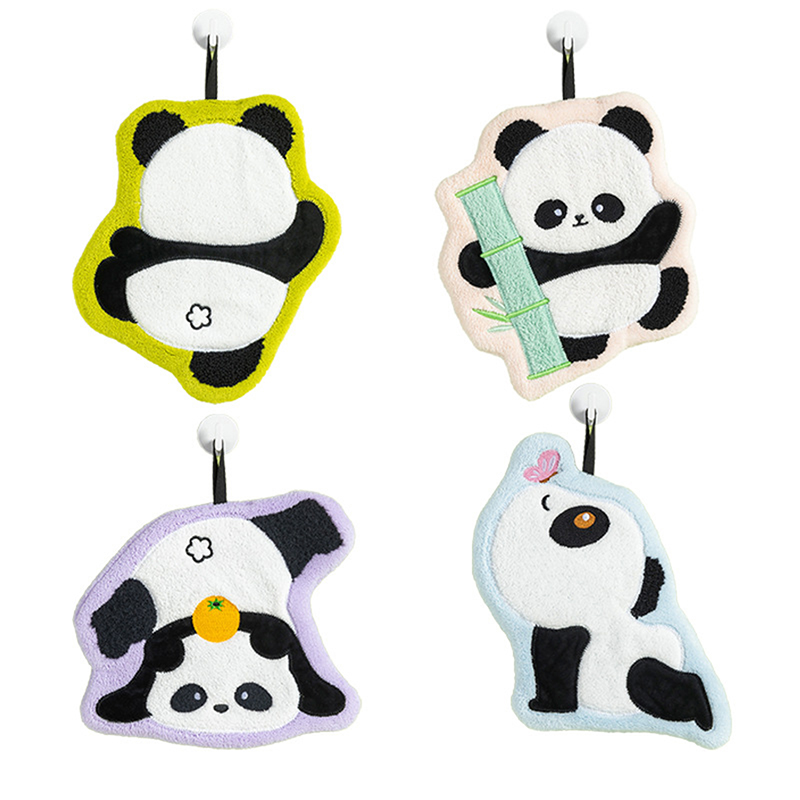 Home Cooking Delivery - Linda toalla de mano de Panda,