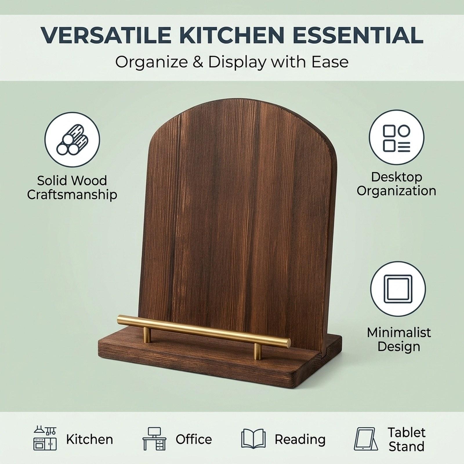 Soporte de Madera para Libros  - Home Cooking Recipe reseña y precio