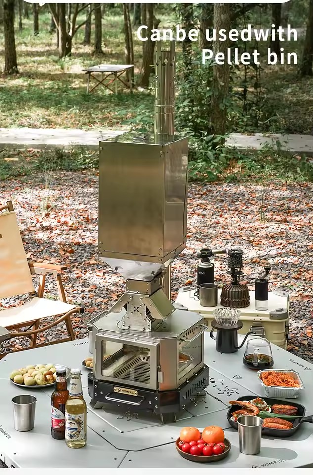 Estufa de Leña Portátil HOMFUL - Home Cooking Cookbook reseña y precio