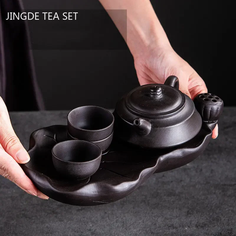 Bandeja de té de arcilla púrpu - Tagine Clay Pot reseña y precio