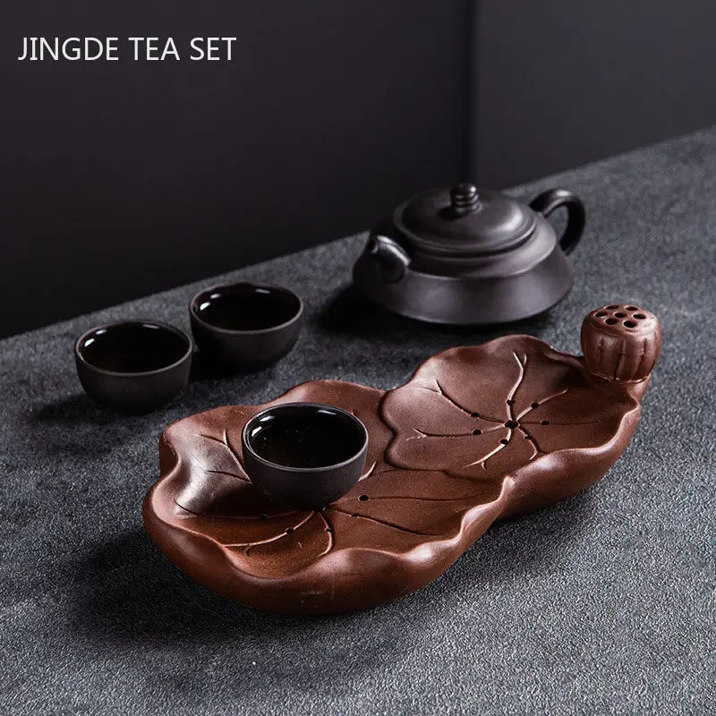 Bandeja de té de arcilla púrpu - Tagine Clay Pot reseña y precio
