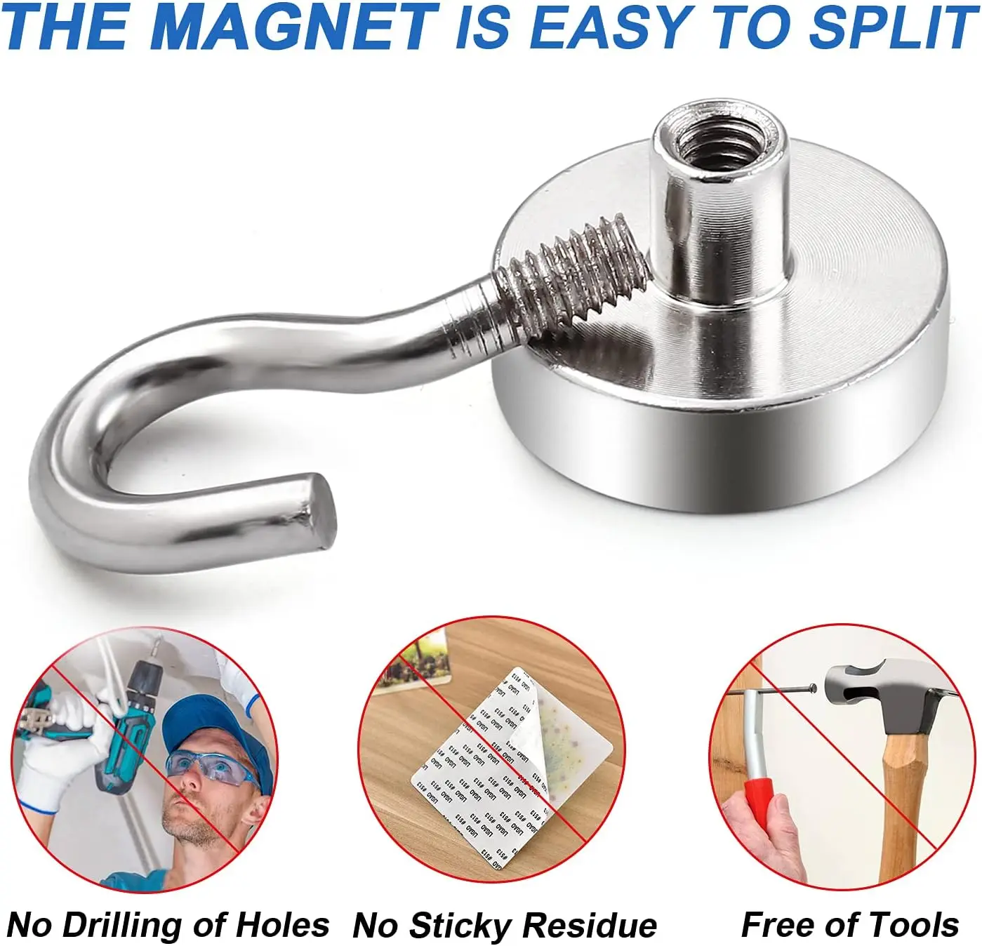 Ganchos magnéticos fuertes de  - Home Cooking Delivery reseña y precio