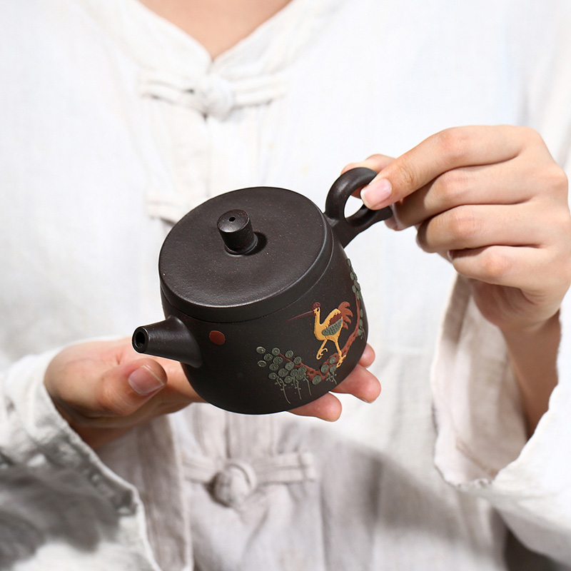 Tetera de arena de oro negro Y - Tagine Clay Pot reseña y precio