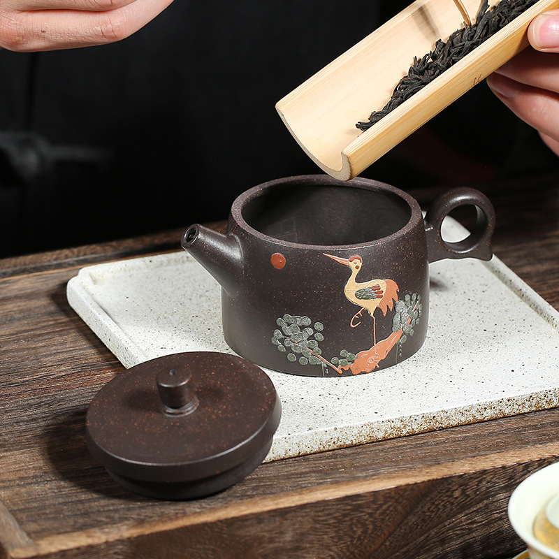 Tetera de arena de oro negro Y - Tagine Clay Pot reseña y precio