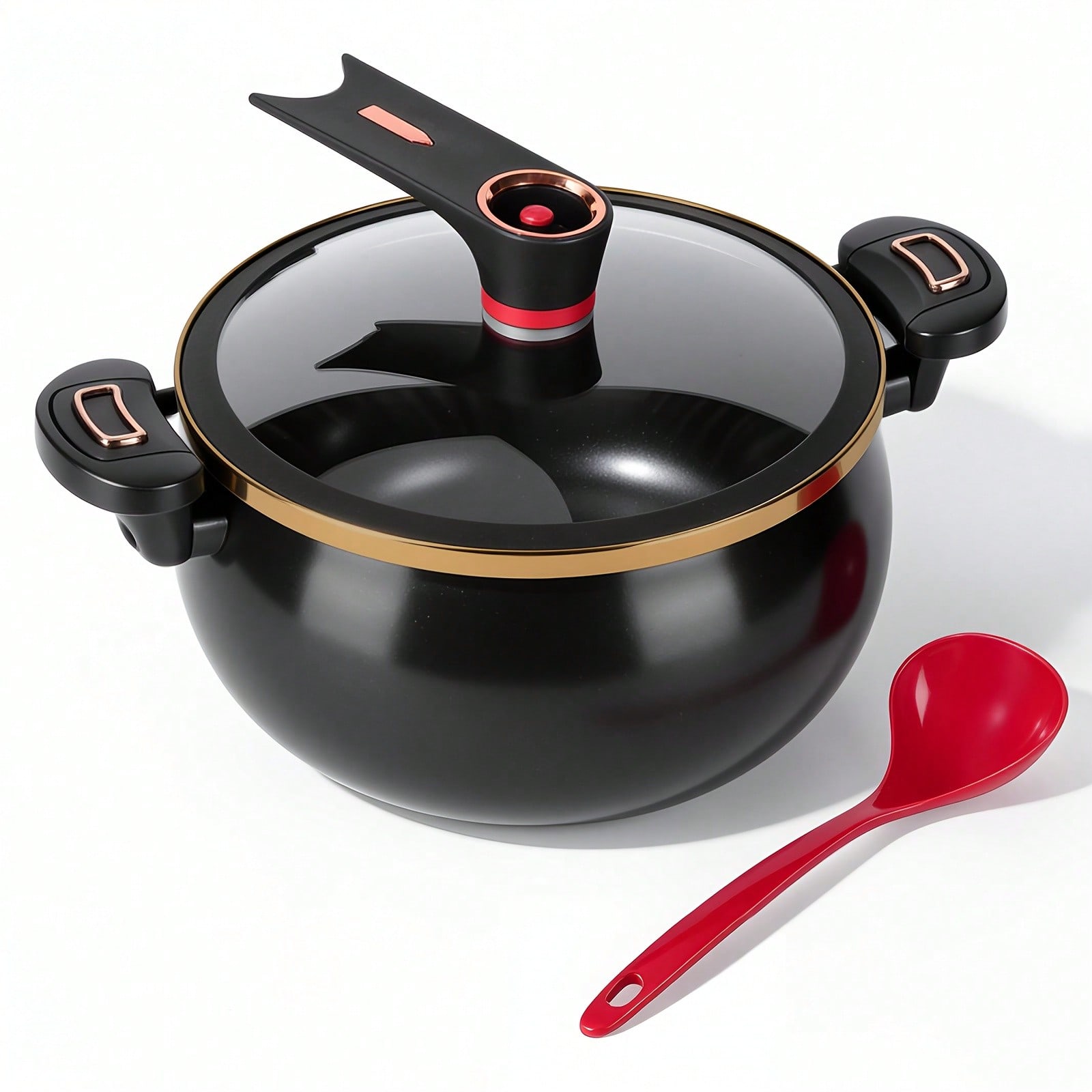 Olla grande antiadherente de 8 - Home Cooking Fast Foods reseña y precio