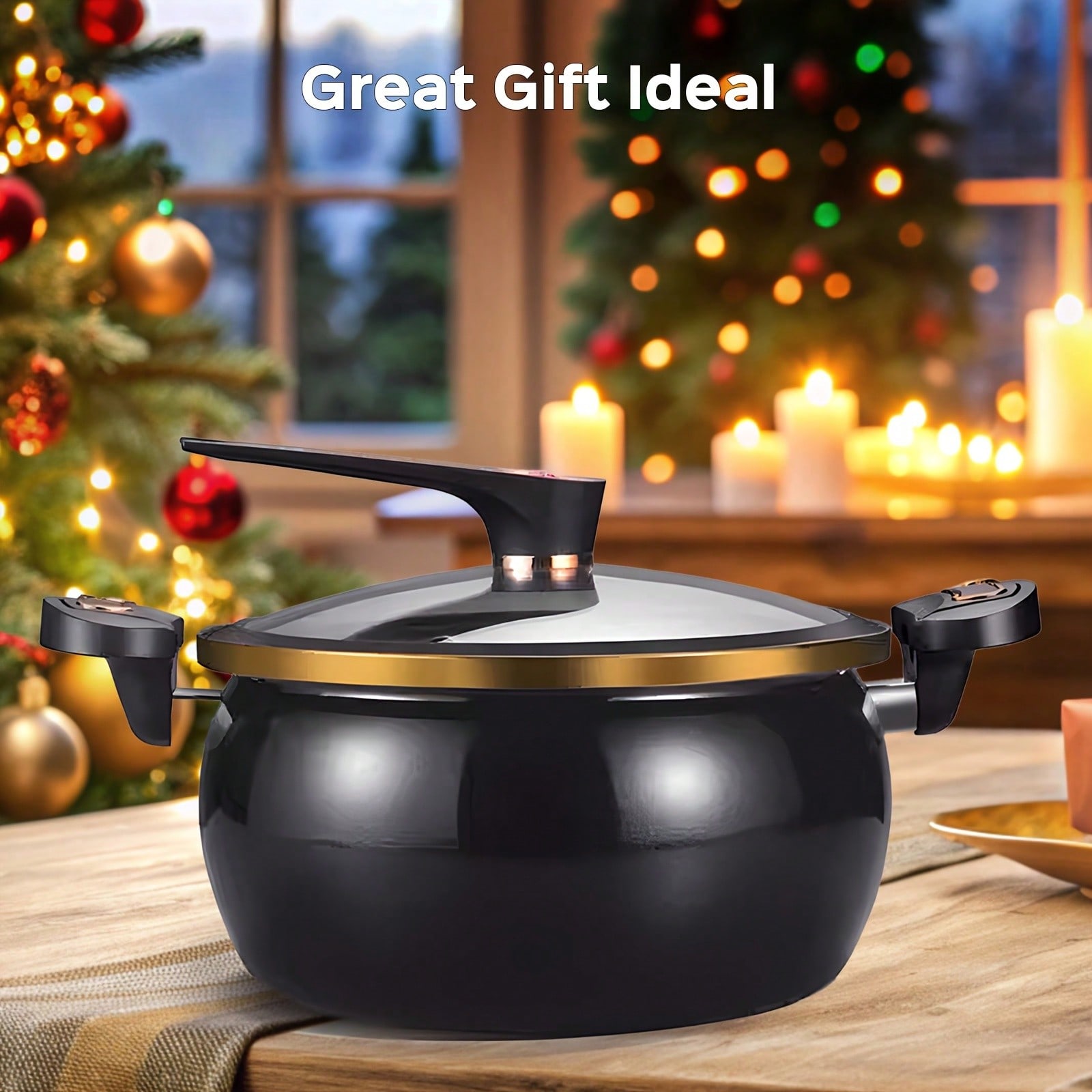 Olla grande antiadherente de 8 - Home Cooking Fast Foods reseña y precio