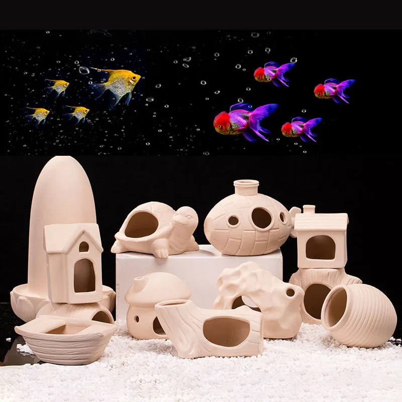 Decoración de Acuario de arcil - Tagine Clay Pot reseña y precio
