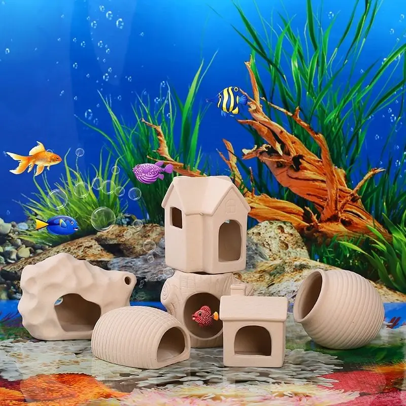 Decoración de Acuario de arcil - Tagine Clay Pot reseña y precio